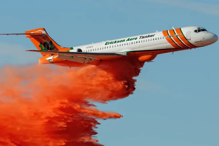 Llega a Chile el Poderoso Aero Tanker MD-87T para Combatir Incendios Forestales