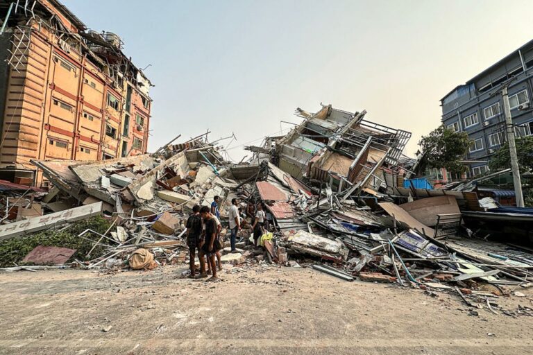 Devastador terremoto de magnitud 7,7 sacude Myanmar: 144 muertos y más de 700 heridos
